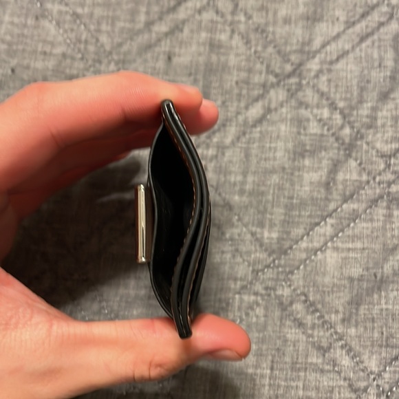 COACH BROWN LEATHER WALLET/ MONEY CLIP - Picture 3 of 3